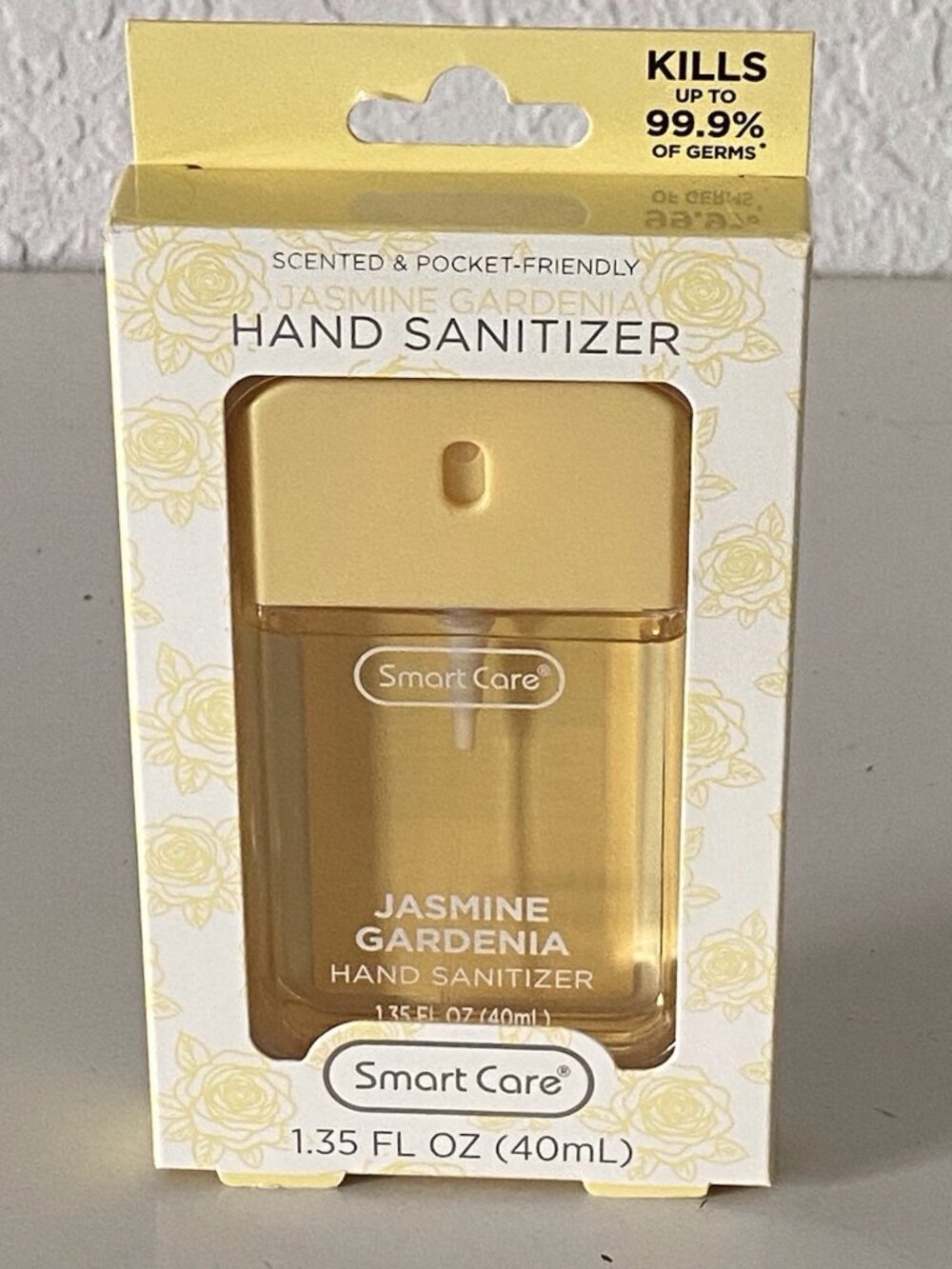 Smart‎ Care Scented Hand Sanitizer Spray 1 .35 Fl Oz Jasmine Gardenia NEW